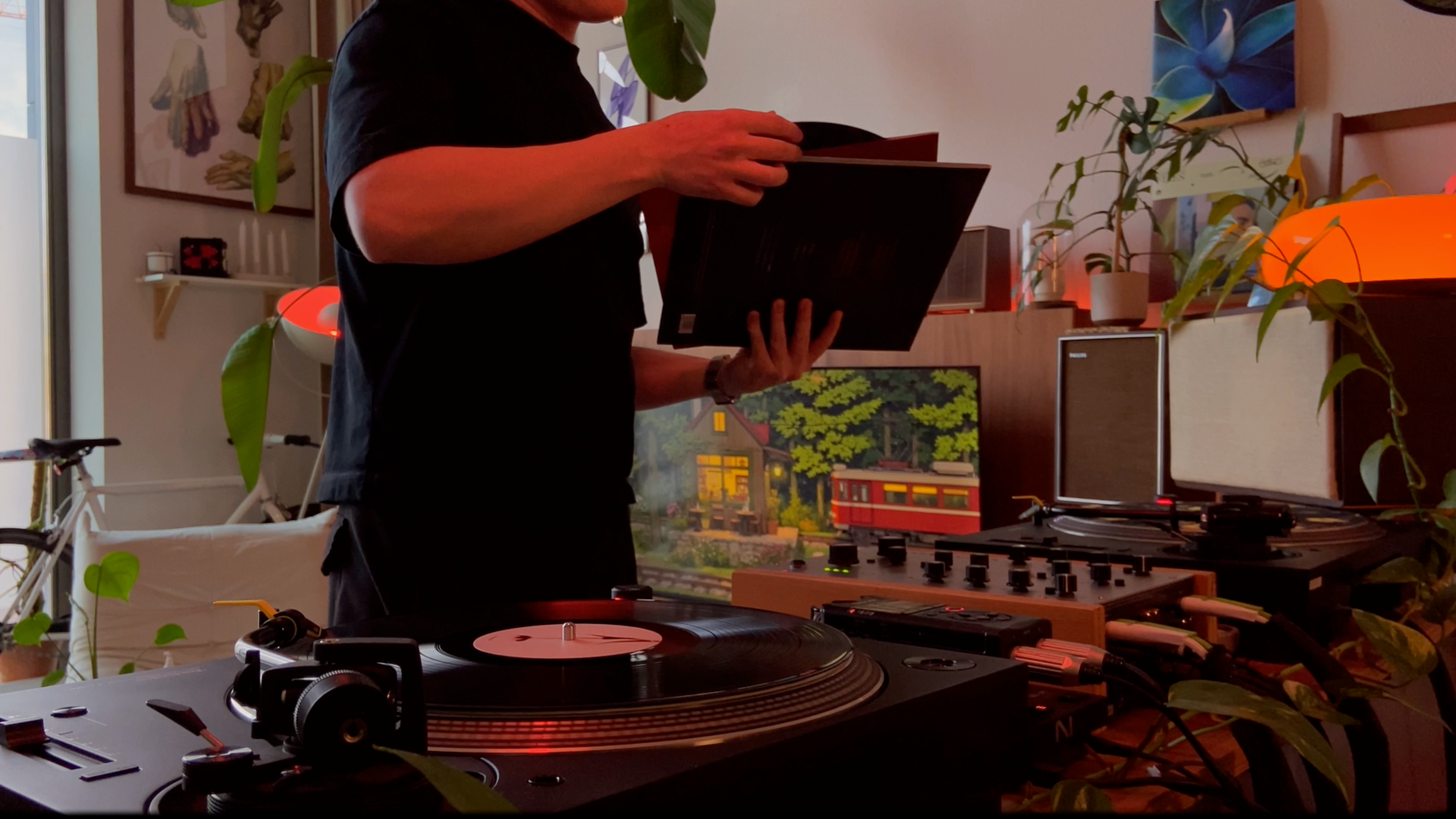 Peripheral vinyl session